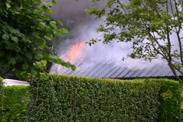 Flinke brand in opslagloods in Hem