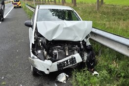 Gewonden en veel schade bij ongeluk op A7