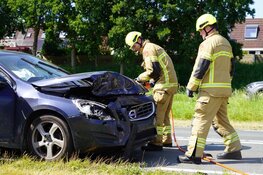 Kettingbotsing met veel schade op N506