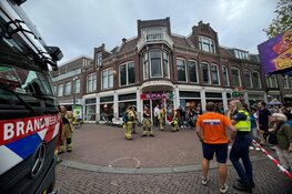 Brandmelding bij supermarkt in centrum Hoorn, verdacht persoon aangehouden