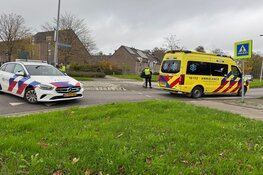 Ongeluk op kruising in Zwaag