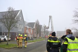 Woningbrand aan de Wierdijk in Zwaag