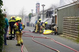Bestelbusje in brand in Zwaag