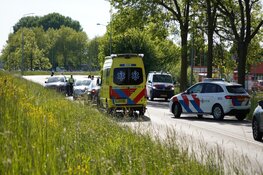 Provincialeweg afgesloten na ongeval tussen meerdere voertuigen