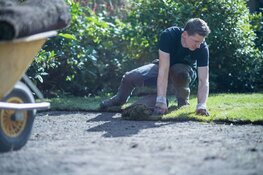 Met eigen teelt verovert dit grasbedrijf tuinen in heel Nederland