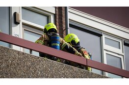 Brand in flatgebouw op Astronautenweg