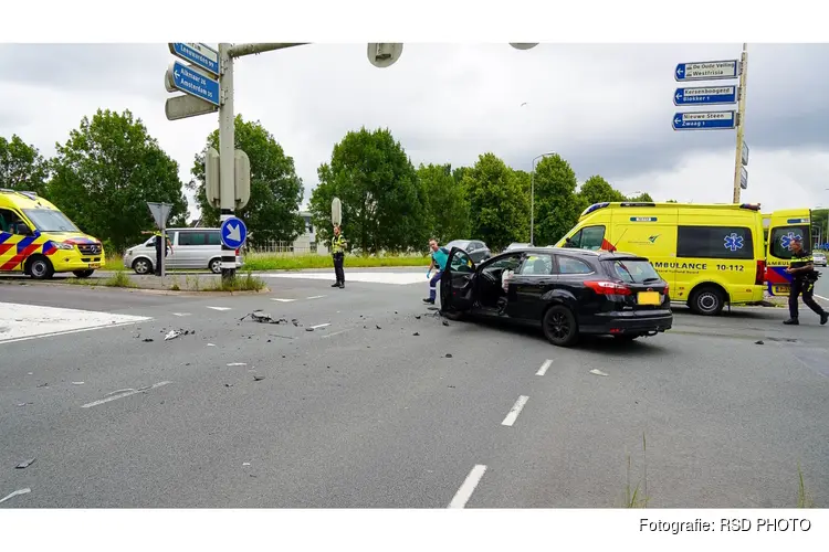 Twee gewonden na ongeval op Provincialeweg bij Hoorn