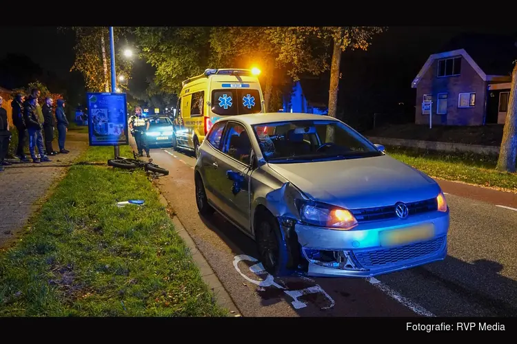 Fatbiker gewond na aanrijding met auto in Zwaag