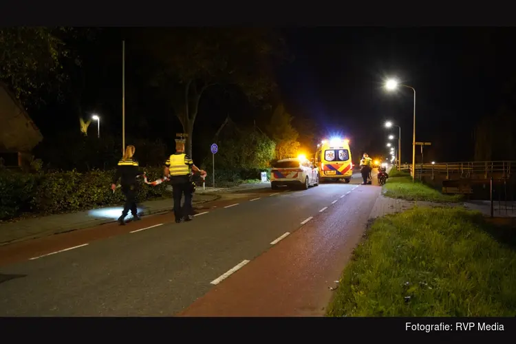 Fietsster gewond na aanrijding met politieauto