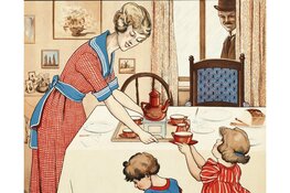 Huishouden in museum stopt