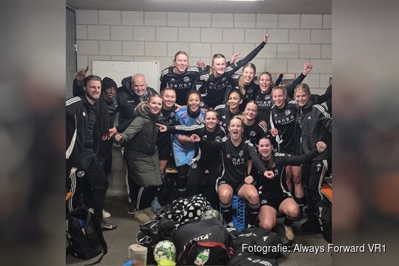 Knappe zege voor Always Forward VR1 in besneeuwd Nijmegen