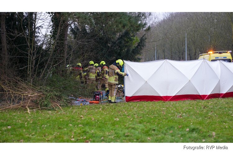 Ernstig ongeval op IJsselweg in Hoorn, twee traumahelikopters opgeroepen