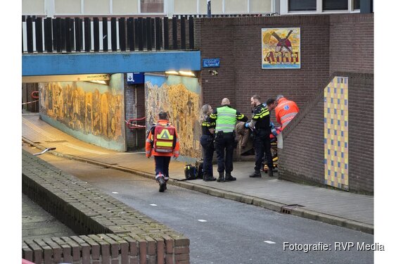 Man zwaargewond na val van trap op treinstation. Traumahelikopter geland
