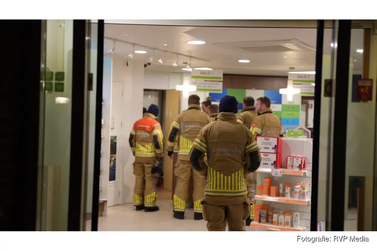 Waterlekkage zet apotheek blank