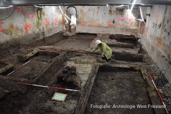 Spectaculaire archeologische opgravingen bij verbouwing Westfries Museum