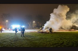 Autobrand blijkt hoop met snoeiafval