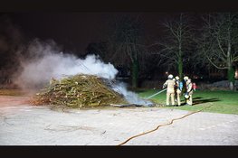 Autobrand blijkt hoop met snoeiafval