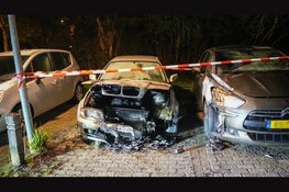 Twee auto's zwaar beschadigd bij nachtelijke autobrand in Hoorn
