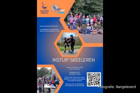 STG Hoorn trapt het zomerseizoen af met skeeler instuifdagen