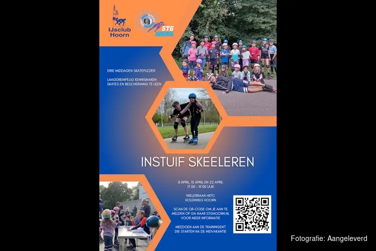 STG Hoorn trapt het zomerseizoen af met skeeler instuifdagen