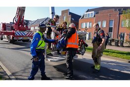 De brandweer en dierenambulance zijn vanmorgen opgeroepen voor een dier in nood aan de Strip in Zwaag