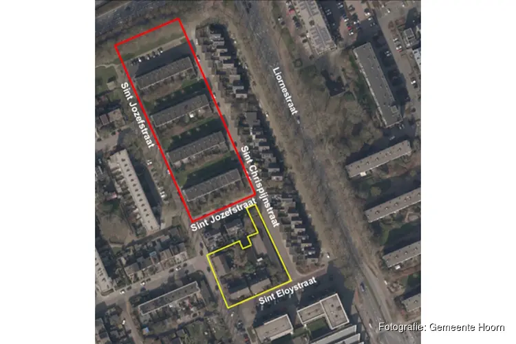 Plan voor woningbouw aan de Sint Josefstraat, Sint Eloystraat en Sint Chrispijnstraat