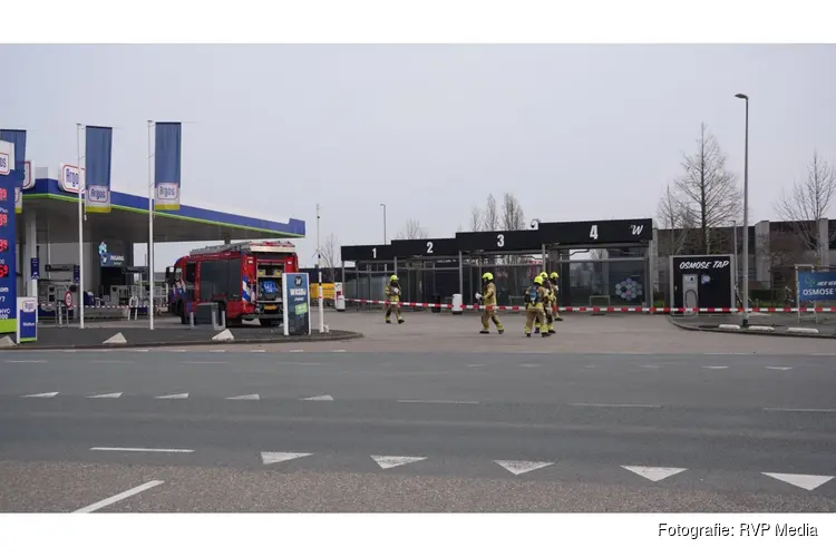 Tankstation gesloten na ongeval met gevaarlijke stoffen