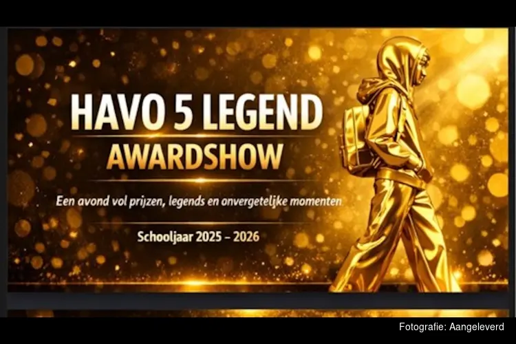 Leerlingen OSG West-Friesland sluiten schooltijd af met havo 5 Legend Awardshow