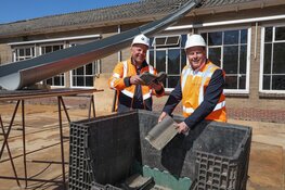 Sloop IKEC Abbingstraat en vleugel Mariaschool van start