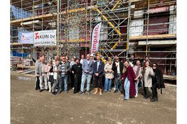 Start bouw duurzaam appartementengebouw Waterroos Kwarts in Rozenbuurt Zwaag