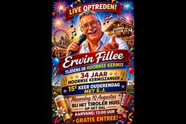 E.J. Fillee uiteraard op Ouderendag Hoornse Kermis