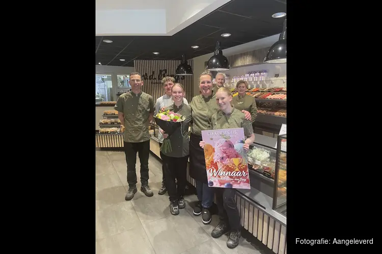 Banketbakkerij vd Berg maakt het beste banketbakkersijs van Noord-Holland