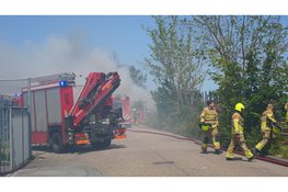Museumstoomtram vat vlam op station Wognum-Nibbixwoud