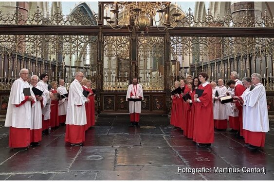 Choral Evensong in Zwaag try-out koninklijk optreden