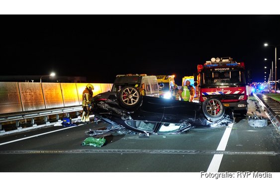 Persoon overleden bij ernstig ongeval op N307 bij Zwaag