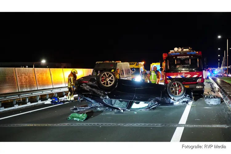 Persoon overleden bij ernstig ongeval op N307 bij Zwaag