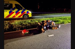 Zeker twee gewonden bij ongeval op fietspad langs de N307 in Venhuizen