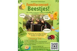 Familie concert BEESTJES tijdens Kamermuziek Festival Hoorn