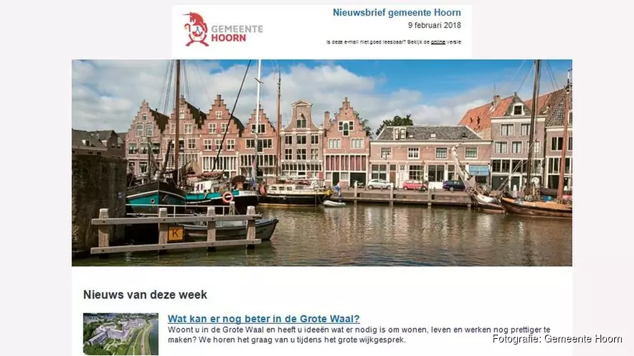 Technische storing nieuwsbrief