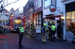 Woningbrand binnenstad van Hoorn