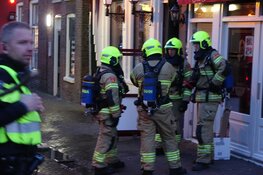 Woningbrand binnenstad van Hoorn
