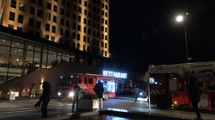 Brand in Vander Valk motel