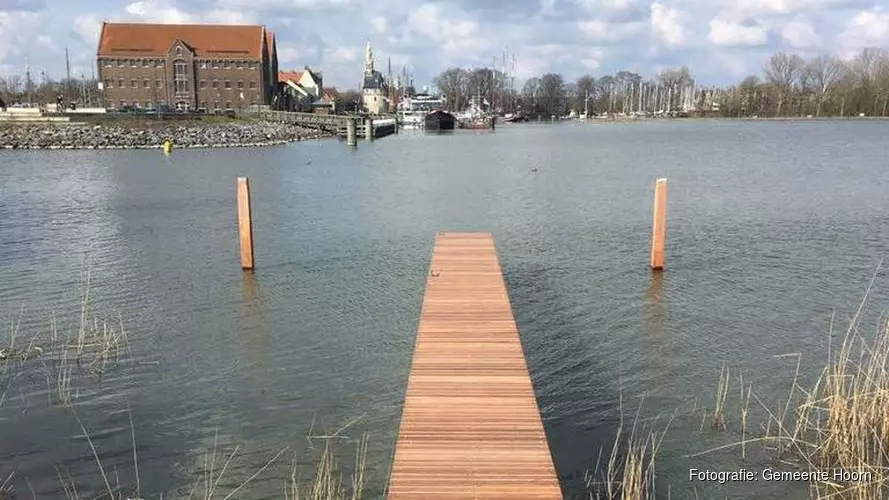 Nieuwe steiger Visserseiland