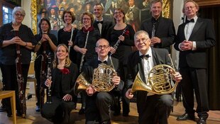Ensemble Excelsior in schutterijzaal Westfries  Museum