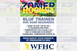 Zomerhockey bij WFHC Hoorn