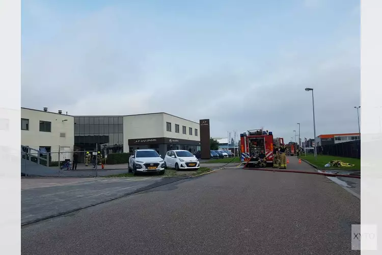 Bedrijven ontruimd in Zwaag